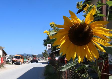 ASFALTIRANJE KOLESARSKE POTI CERKNICA  DOLENJE JEZERO 02 FOTO LJUBO VUKELIČ